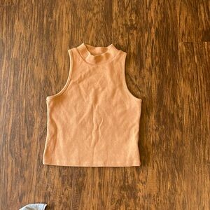 A New Day Ribbed Mock Neck Tank